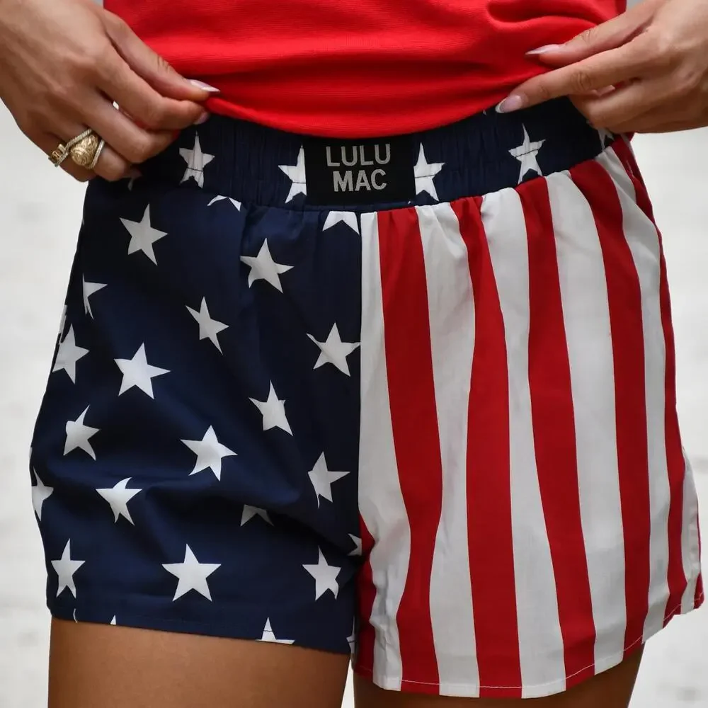 Lulu Mac - Boxer Shorts - Flag